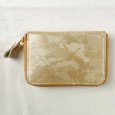 画像1: TIDEWAY EMBOSS CAMO /  タイドウェイ エンボスカモ COIN/CARD CASE gold (1)