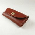 画像5: TIDEWAY metal lock / タイドウェイ メタルロック long wallet brown (5)