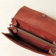 画像3: TIDEWAY / タイドウェイ ヴォーノオイル LONG WALLET brown  (3)