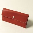 画像1: TIDEWAY / タイドウェイ ヴォーノオイル LONG WALLET brown  (1)