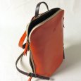 画像6: alto / アルト 6号帆布×キップレザーコンビ リュック orange (6)