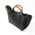 画像10: TIDEWAY / タイドウェイ SHRINK BANBOO HANDLE TOTE (10)