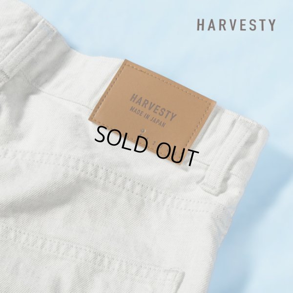 画像1: HARVESTY / ハーベスティ 10ozスノーデニム 5ポケットデイリーテーパード (1)