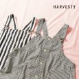 画像1: HARVESTY / ハーベスティ ノンフェイドストライプオーバーオール (1)