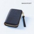 画像1: BAGGYPORT / バギーポート コーアイ 藍染レザーエンボスキーケース ストレート (1)