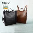 画像1: TIDEWAY / タイドウェイ 50/50LEATHER 2WAY RUCK L (1)