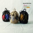 画像1: NAPRON / ナプロン アーガイルニットペイシェントバッグ S (1)