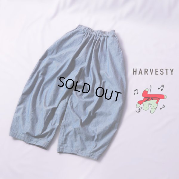 画像1: HARVESTY / ハーベスティ クロップドイージーサーカスパンツ (1)