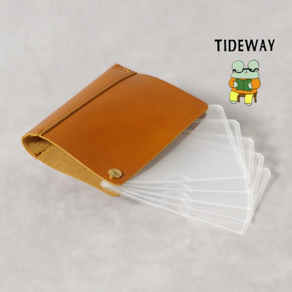 画像1: TIDEWAY / タイドウェイ LIGHT LEATHER CARD CASE (1)