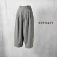 画像1: HARVESTY / ハーベスティ ワイドエッグクロップドパンツ (1)