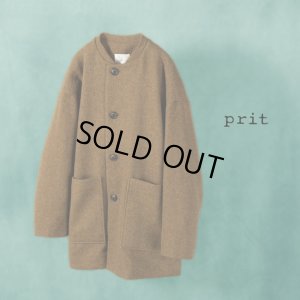 prit / プリット ウールツイード ネルーカラーショートコート,レディースファッション,prit / プリット