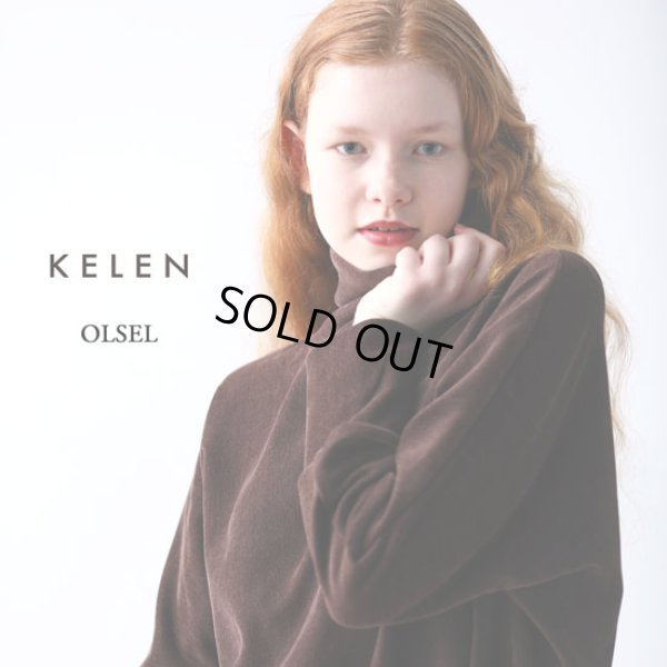 画像1: KELEN / ケレン ハイネックデザイントップス OLSEL (1)