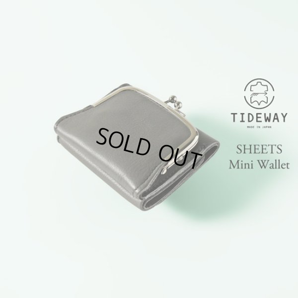 画像1: TIDEWAY / タイドウェイ SHEETS mini wallet (1)