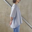 画像9: NATURAL LAUNDRY / ナテュラルランドリー 天竺×麻レーヨン フレアプルオーバー (9)