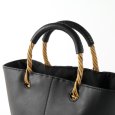 画像5: TIDEWAY / タイドウェイ ARUROG×LEATHER BASKET TOTE (5)