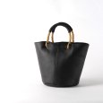 画像4: TIDEWAY / タイドウェイ ARUROG×LEATHER BASKET TOTE (4)