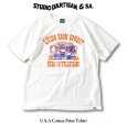 画像1: STUDIOD'ARTISAN / ステュディオダルチザン USAコットンプリントTシャツ (1)