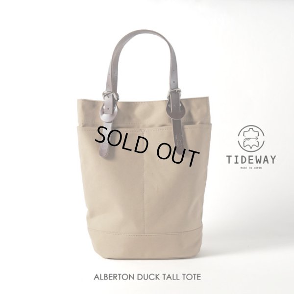 画像1: TIDEWAY / タイドウェイ ALBERTON DUCK TALL TOTE (1)