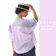 画像1: KELEN / ケレン デザインコンビトップス SALOW (1)