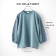 画像9: NATURAL LAUNDRY / ナテュラルランドリー オーバーダイ パネルカフスTシャツ (9)