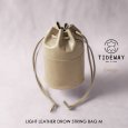 画像12: TIDEWAY / タイドウェイ LIGHT LEATHER DROW STRING BAG M (12)