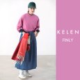 画像1: KELEN / ケレン バイカラーニットトップス FINLY (1)