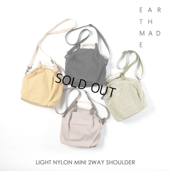 画像1: EARTH MADE / アースメイド LIGHT NYLON MINI 2WAY SHOULDER (1)