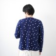 画像7: NATURALLAUNDRY / ナテュラルランドリー ウォッシャブルニット フロートドット ジャガードカーディガン (7)