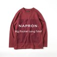 画像1: NAPRON / ナプロン ビッグポケットロングTシャツ (1)