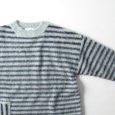 画像6: NATURAL LAUNDRY / ナテュラルランドリー シャギーニット ボーダープルオーバー (6)