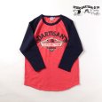 画像6: STUDIOD'ARTISAN / ステュディオダルチザン プリントラグラン7分袖Tシャツ (6)