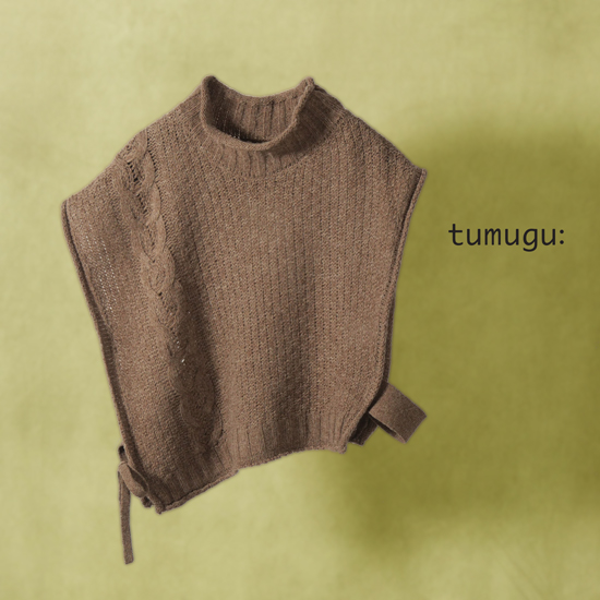 tumugu / ツムグ ラムウールベスト,レディースファッション,tumugu